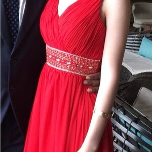 Elegant Red Evening / Prom Dress